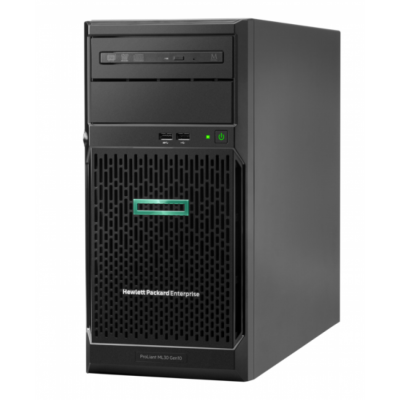 Сервер HPE ProLiant ML30 Gen10 1xE-2224 1x16Gb S100i 1G 2P 1x350W 4 LFF (P16928-421) 